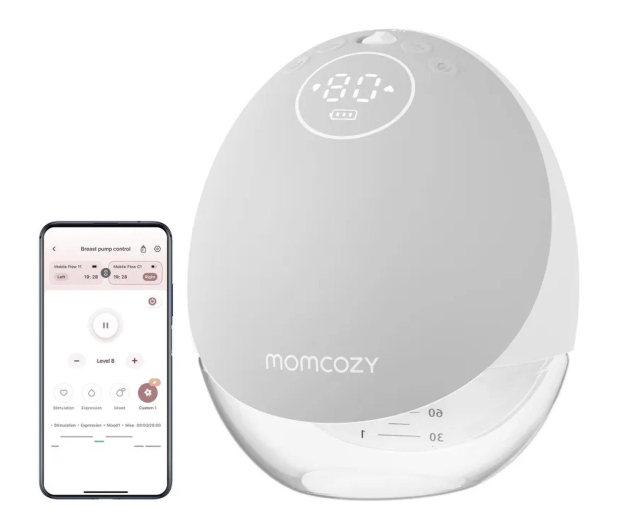 MOMCOZY Laktator M9, pojedynczy, szary, 150ML - 1595079 - zdjęcie